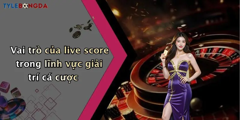 Vai trò của live score trong lĩnh vực giải trí cá cược