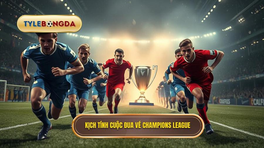 Cuộc chiến giành vé dự Champions League: Căng thẳng đến phút chót