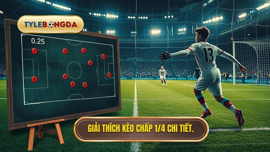 Hiểu rõ bản chất của kèo chấp 1/4 (0.25)