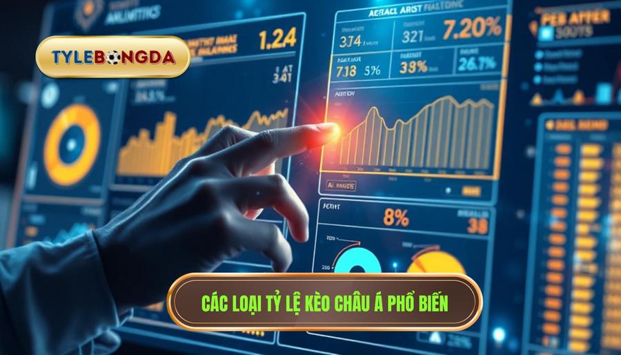 2. Các loại tỷ lệ kèo châu Á phổ biến