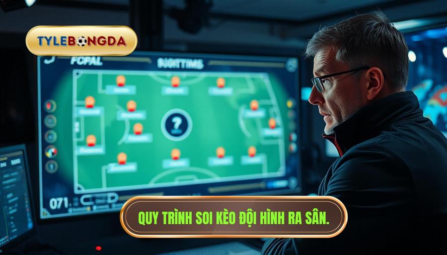 3. Quy trình soi kèo đội hình ra sân.